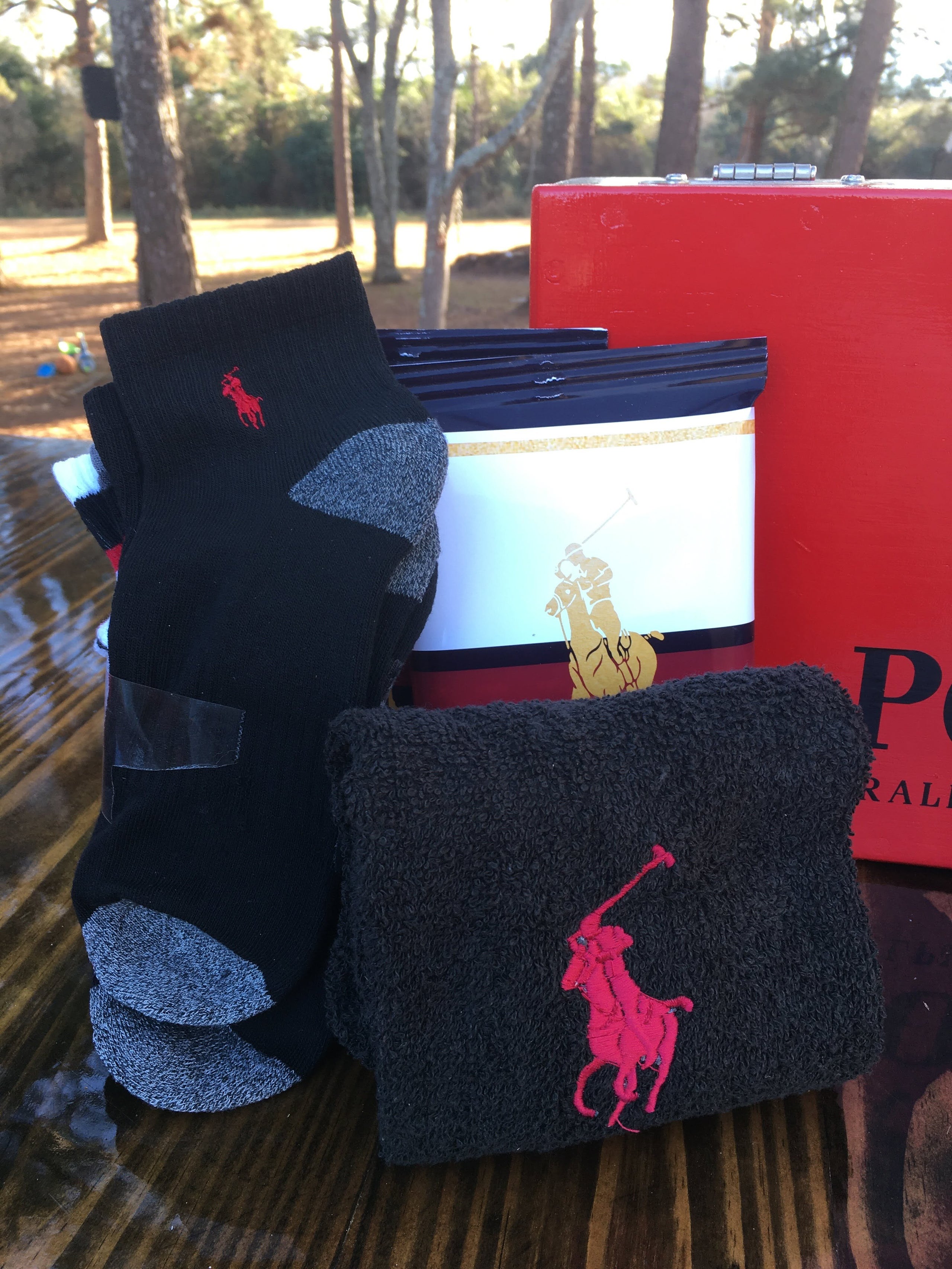 Polo Red Gift Basket Kreations by MK