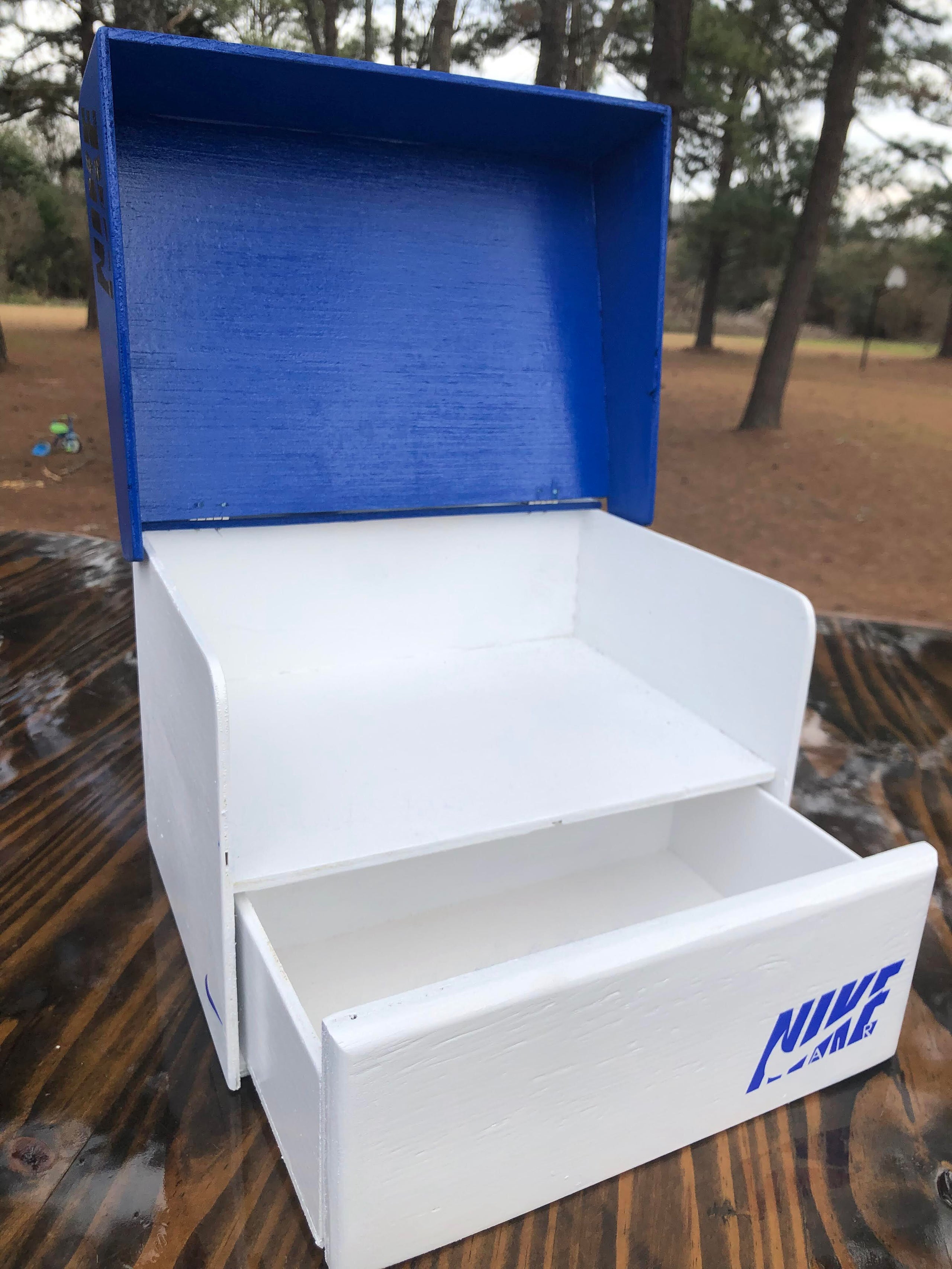 Royal Mini Nike Shoebox Gift Basket | Kreations by MK