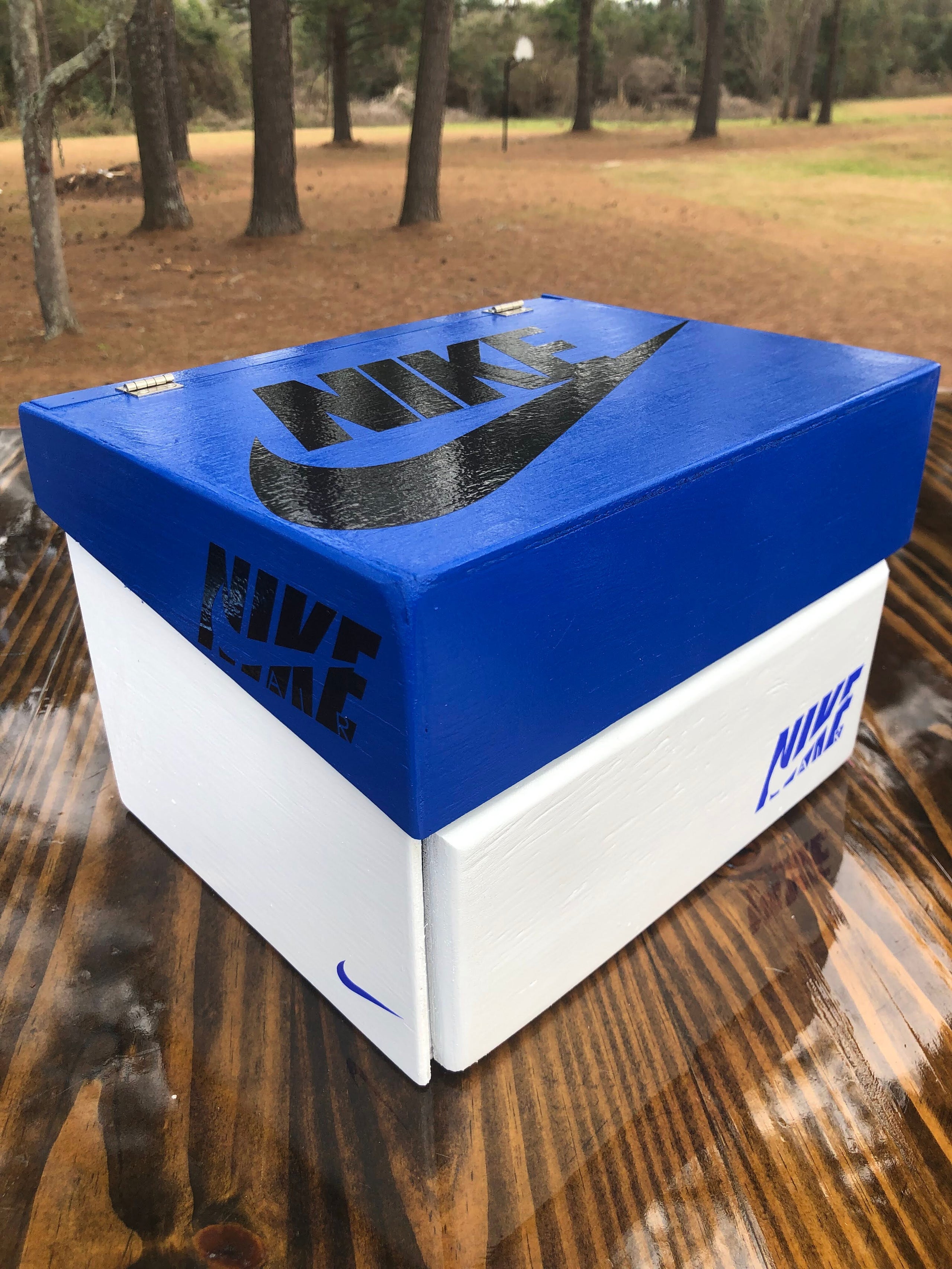 Royal Mini Nike Shoebox Gift Basket | Kreations by MK