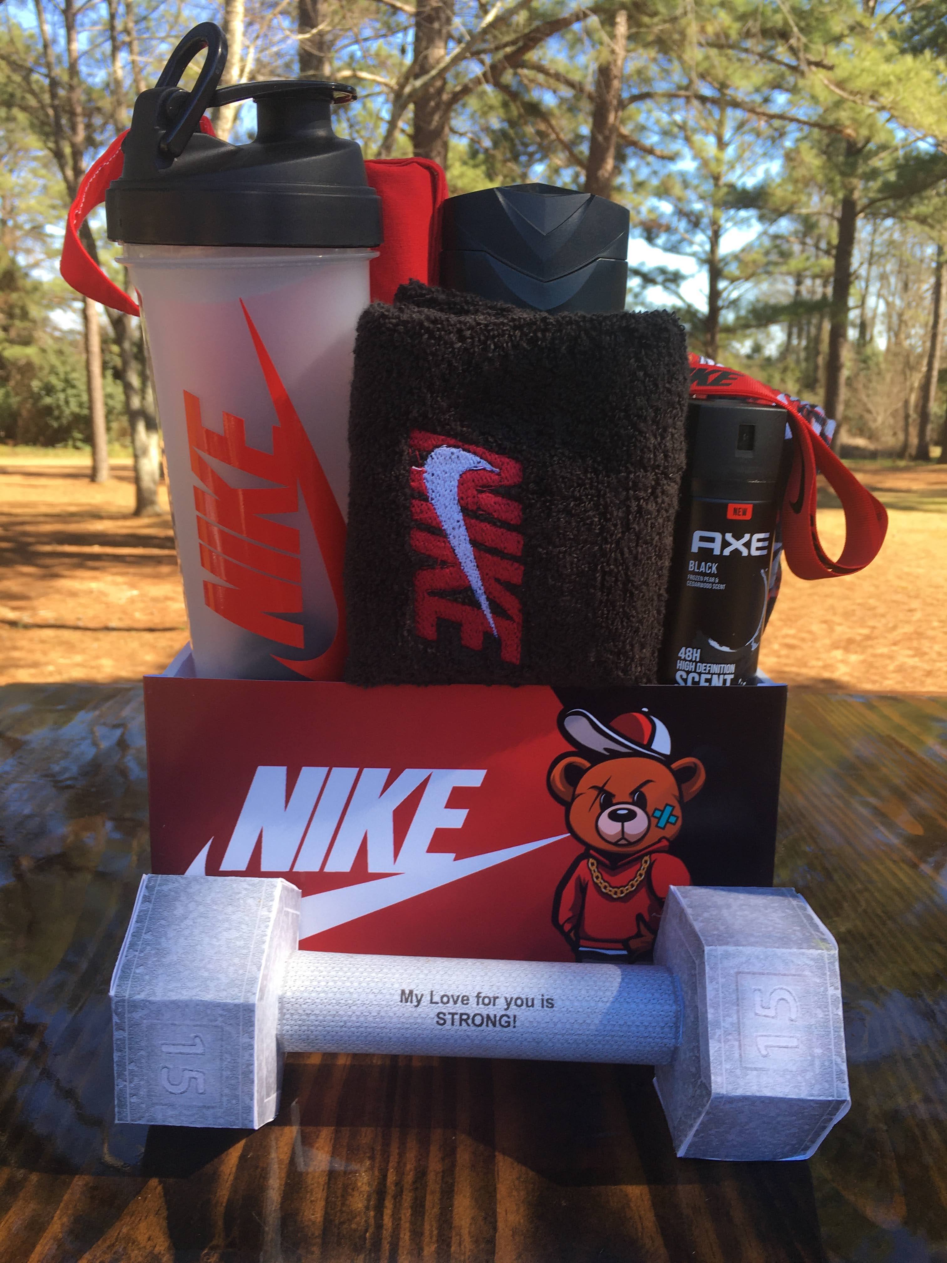 nike gift basket for him