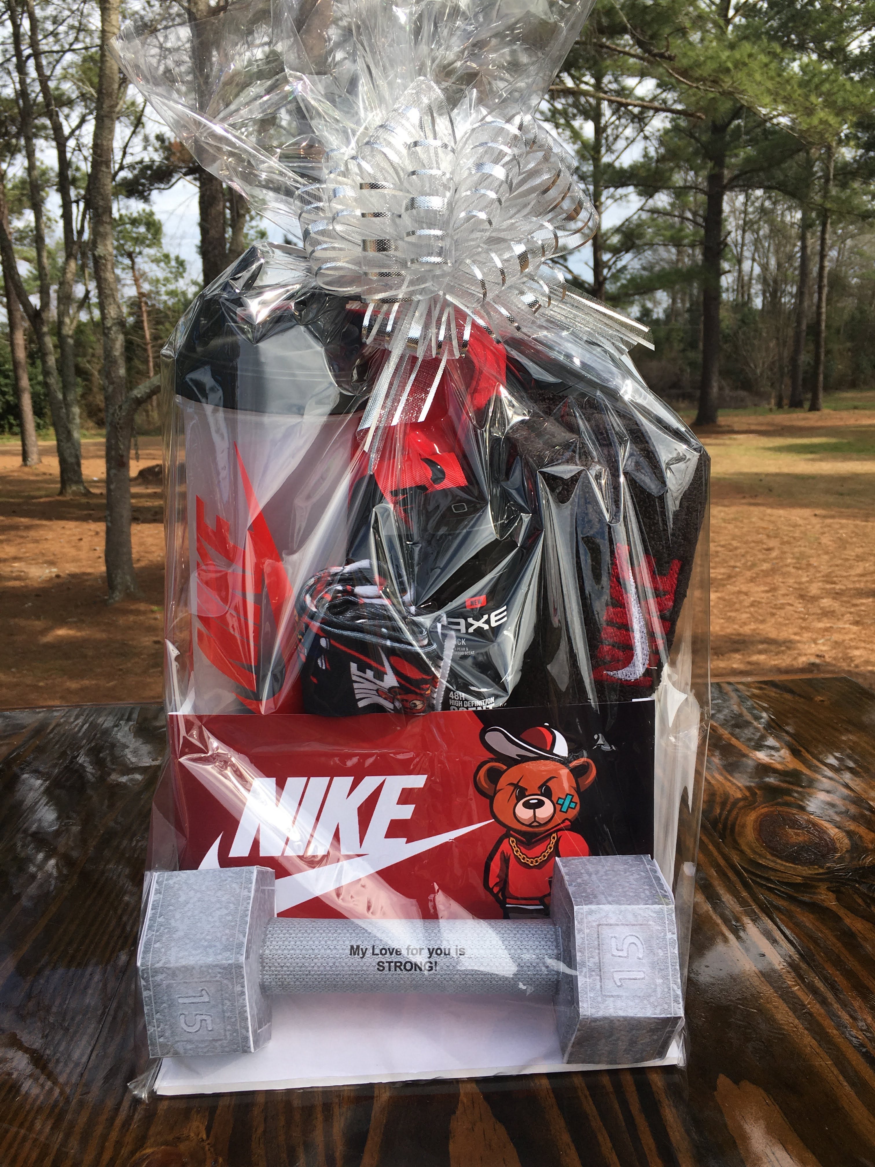 nike gift basket for him