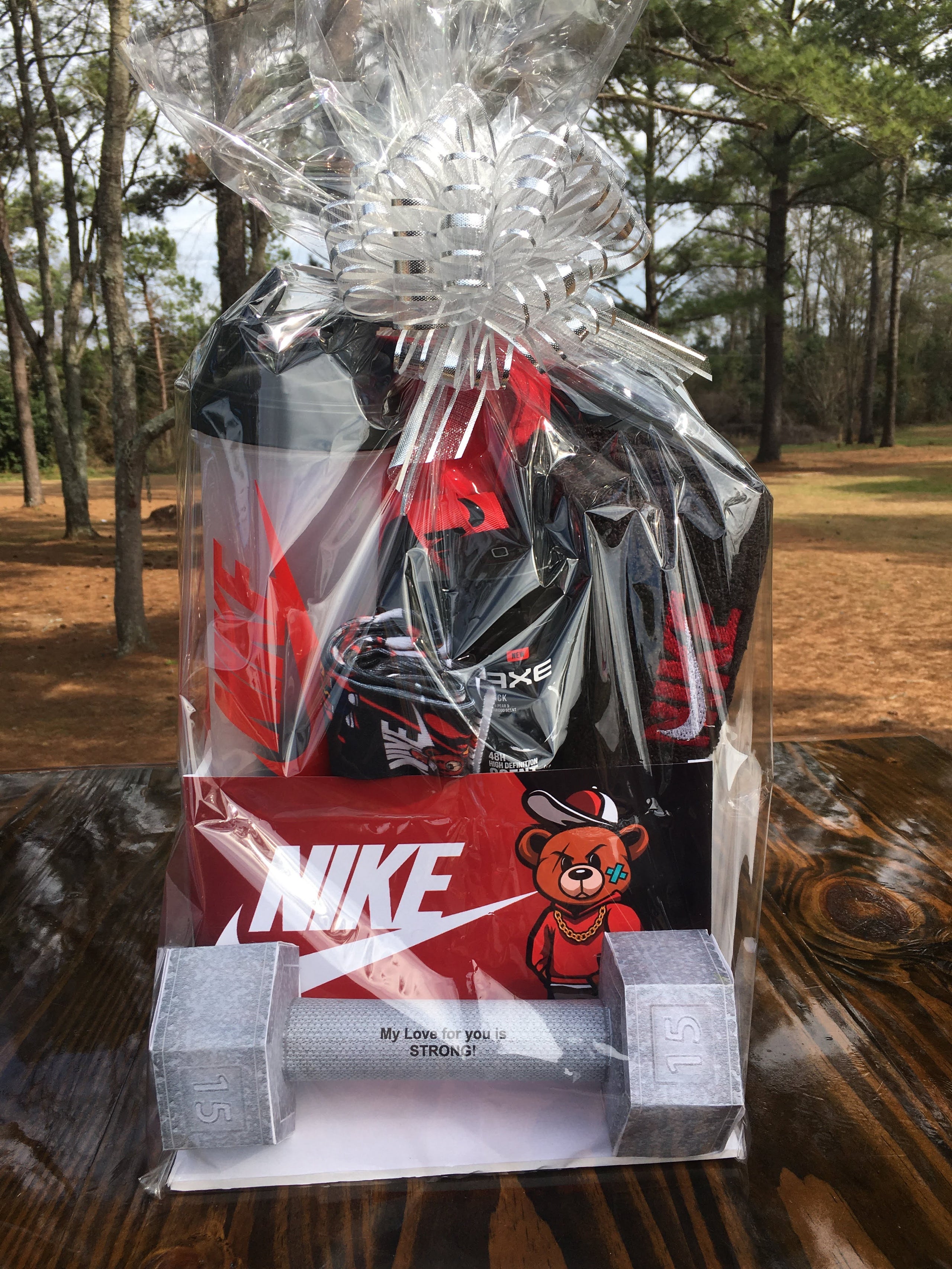 Red Nike Gift Box | Kreations by MK
