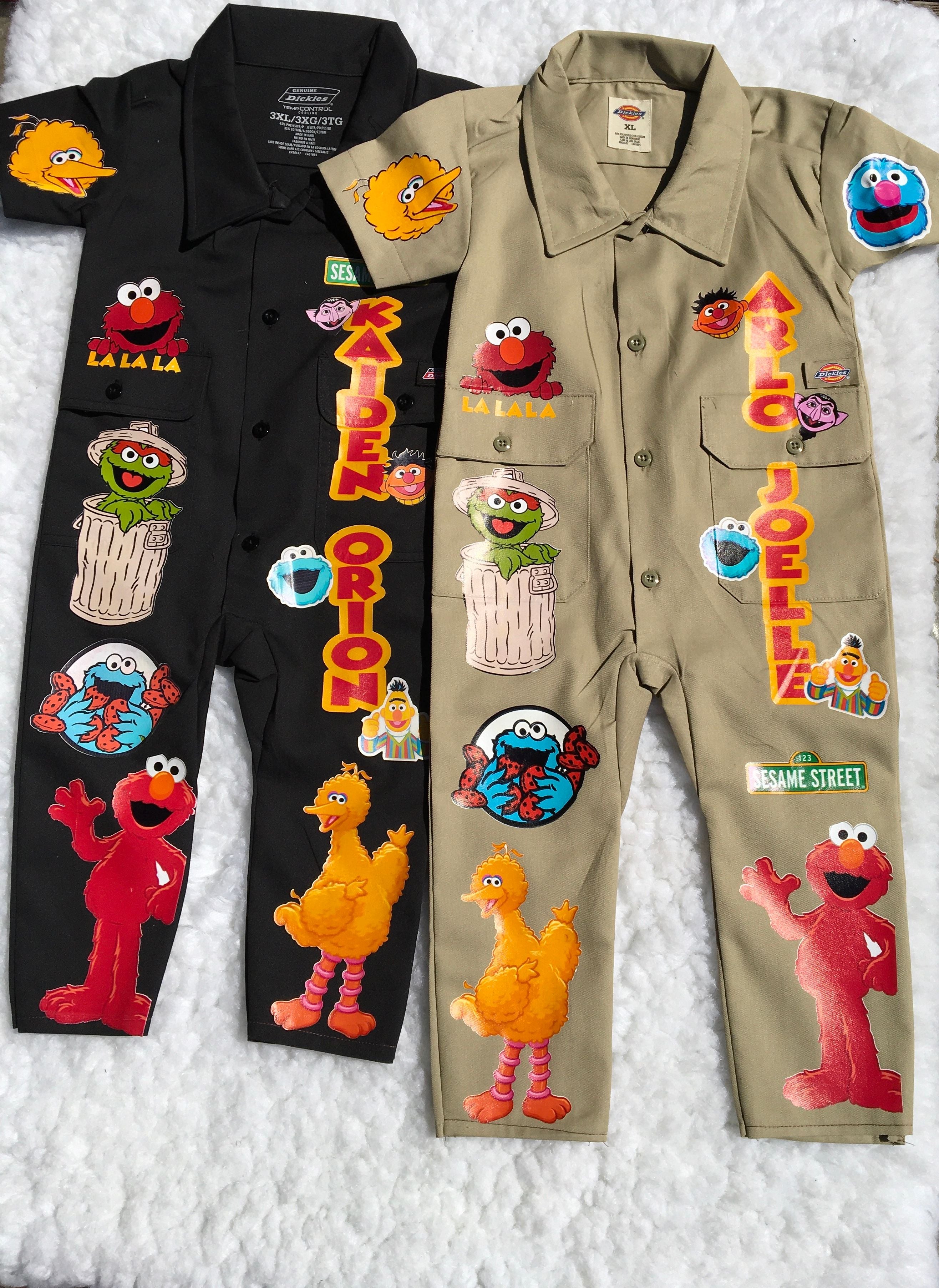Sesame Street Dickie Coverall set | Kreations by MK