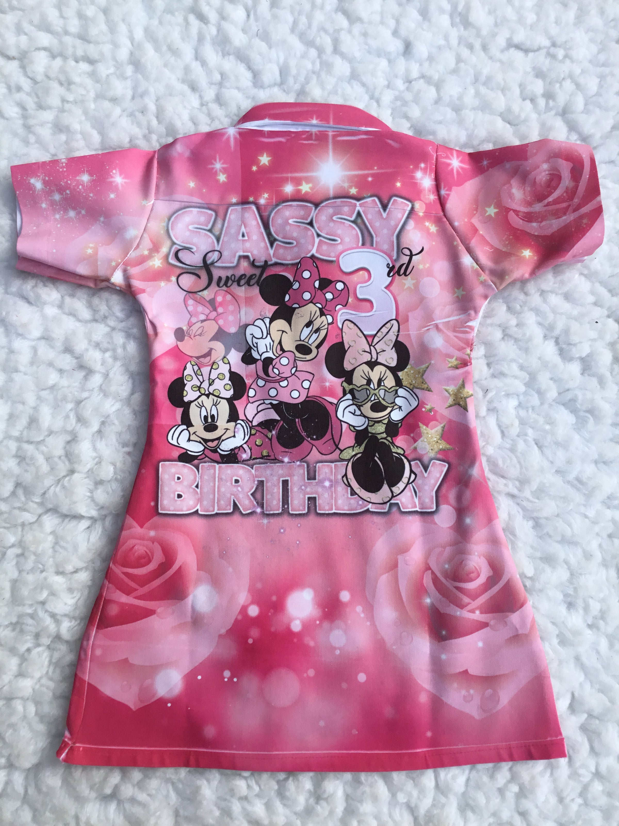 Minnie Mouse Diamond Dickie Dress | Kreations by MK