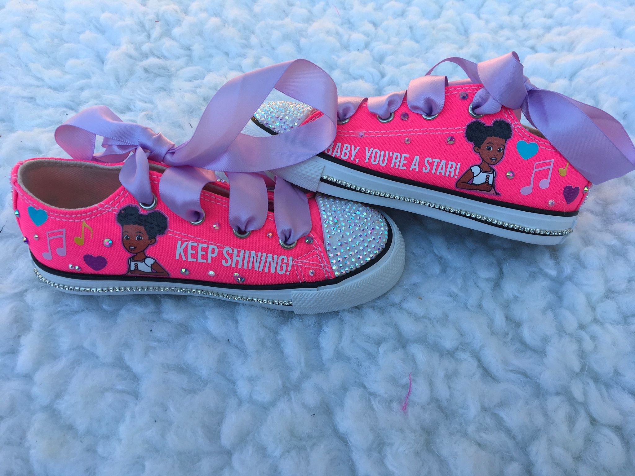 Gracie's Corner Denim Set w/ Fur Kreations by MK